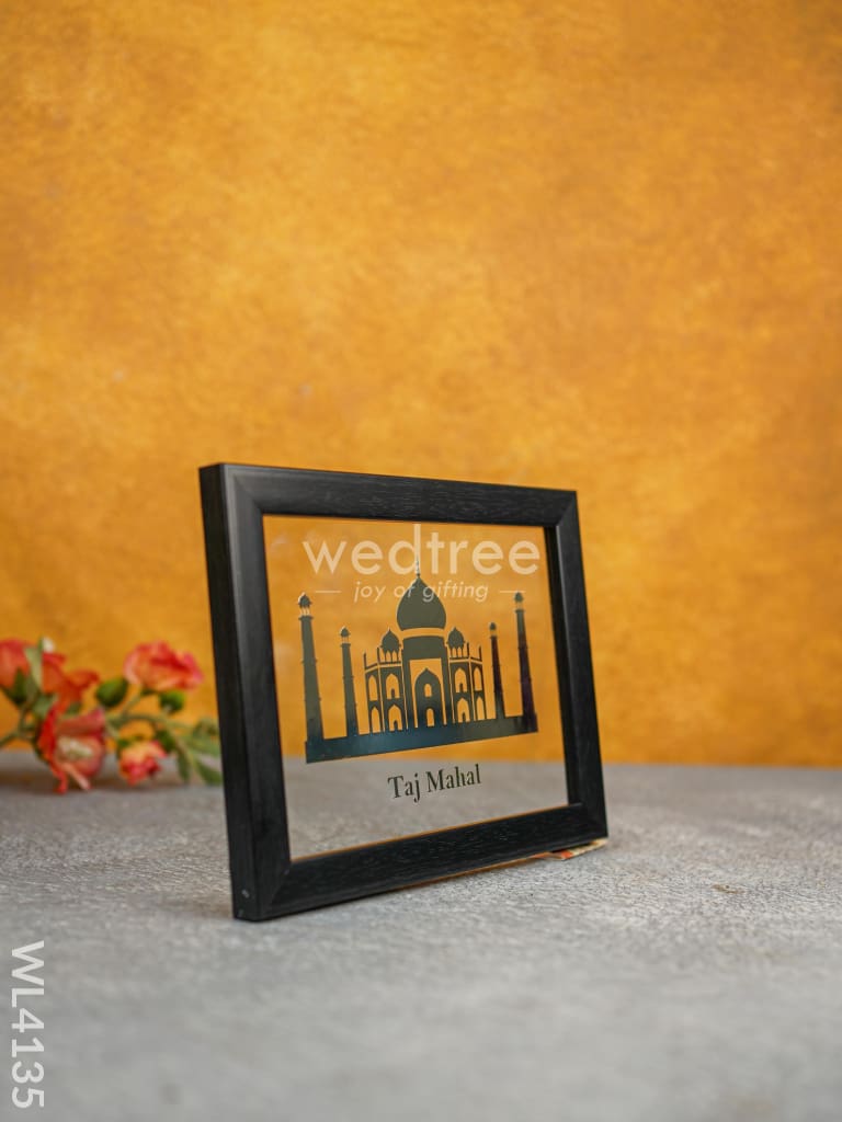 2D Taj Mahal Frame - Gold Plated - WL4135