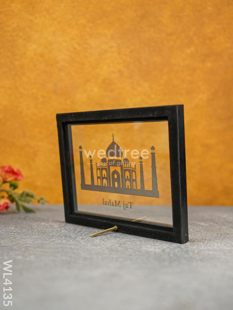 2D Taj Mahal Frame - Gold Plated - WL4135
