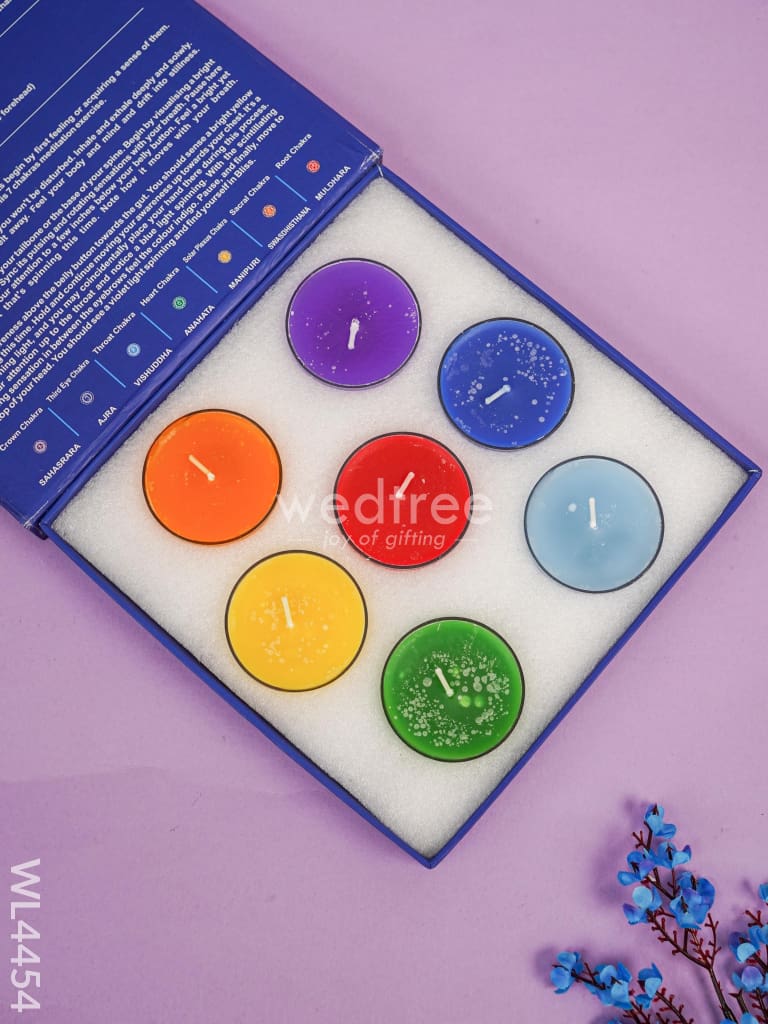 7 Chakra Scented Candle - WL4454