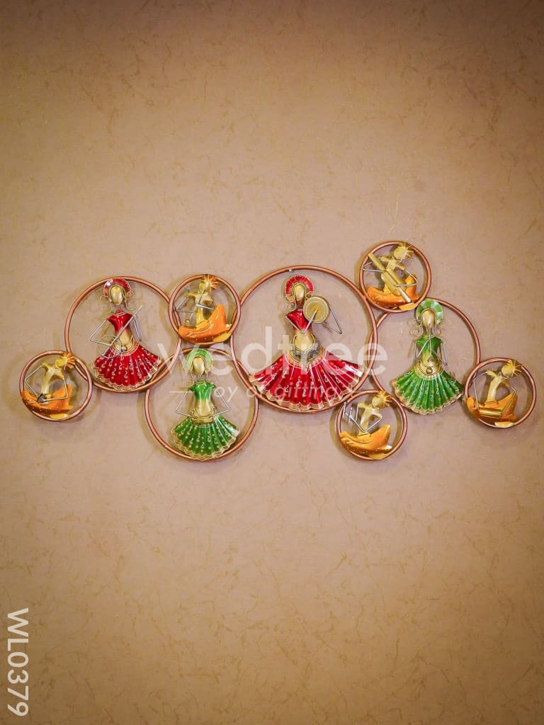 9 Circle dolls with musical instruments - WL0379