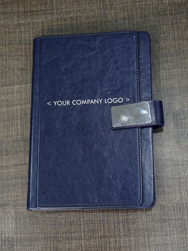 Corporate Gift - Button Type Leather Diary - BCG0025