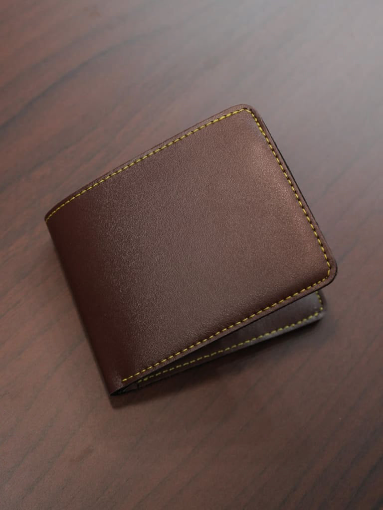 Corporate Gift - Bi fold Lather Wallet Combo - Brown - BCG0041