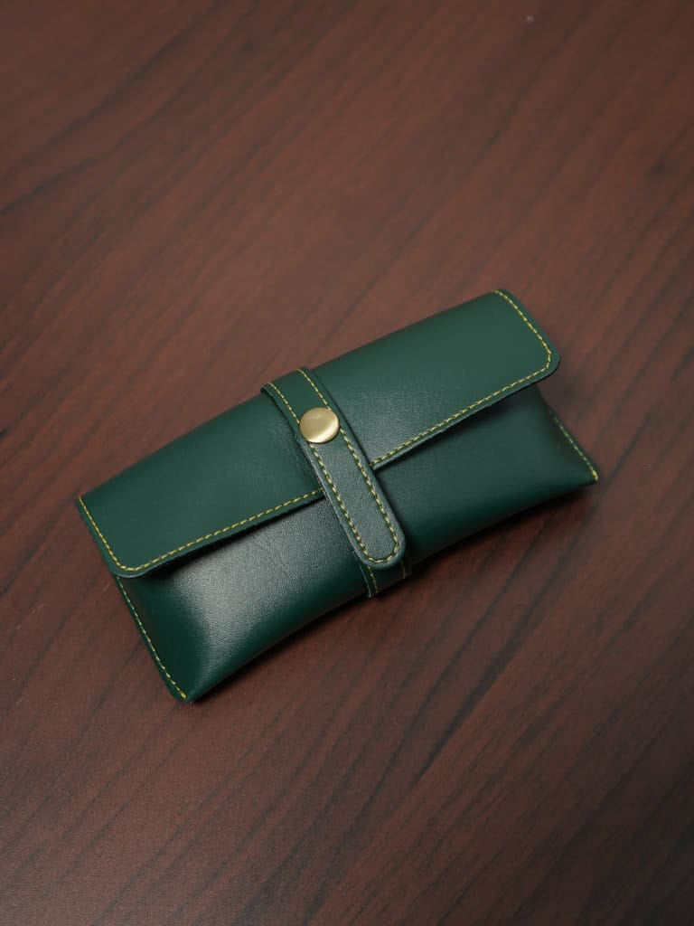 Corporate Gift - Bi fold Lather Wallet Combo - Green - BCG0042
