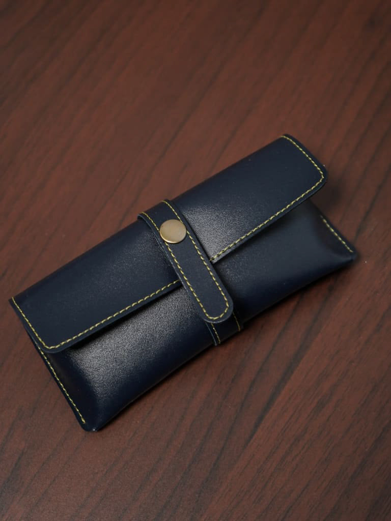 Corporate Gift - Bi fold Lather Wallet Combo - Blue - BCG0043