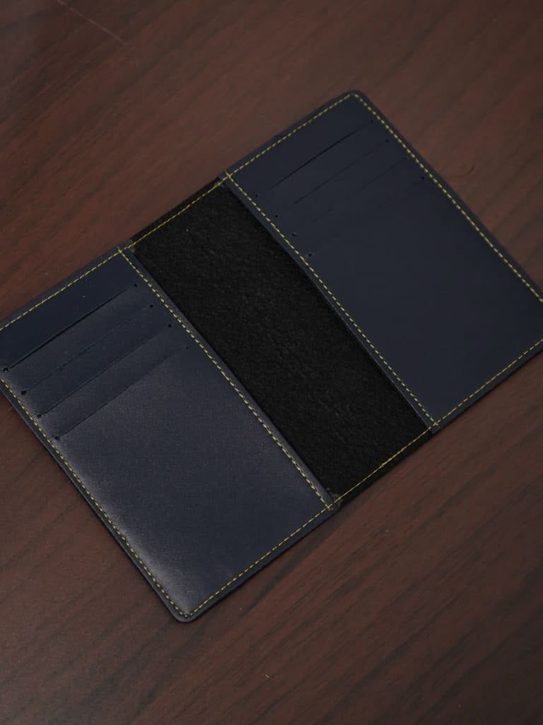 Corporate Gift - Bi fold Lather Wallet Combo -Blue - BCG0046