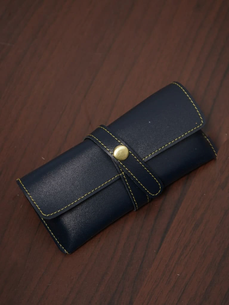 Corporate Gift - Bi fold Lather Wallet Combo -Blue - BCG0046