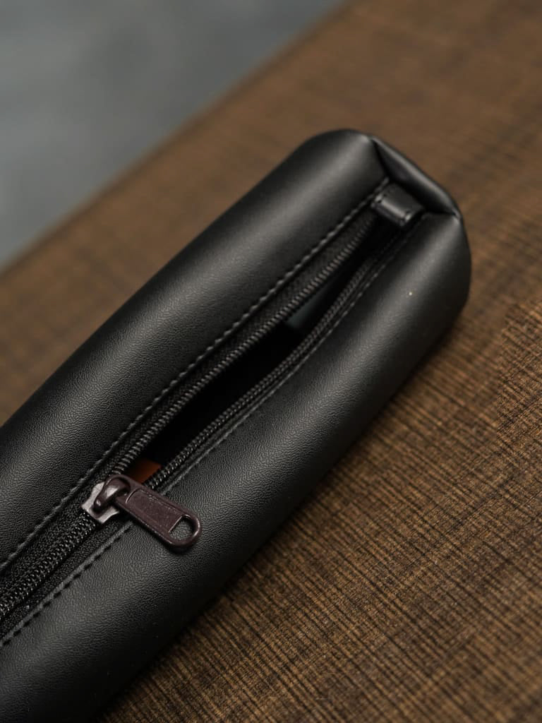 Leather Pouch - Black - BCG0057