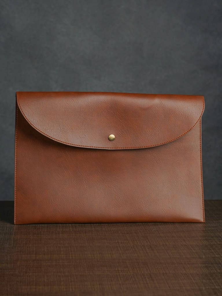 Leather Folder - Brown - BCG0058