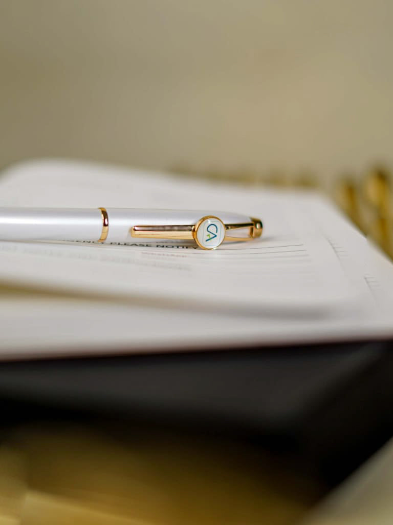 Chartered Accountant Diary with Metal Rollerball Pen - BCG0087