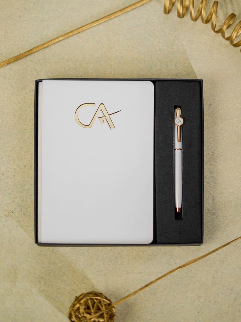 Chartered Accountant Diary with Metal Rollerball Pen - BCG0087