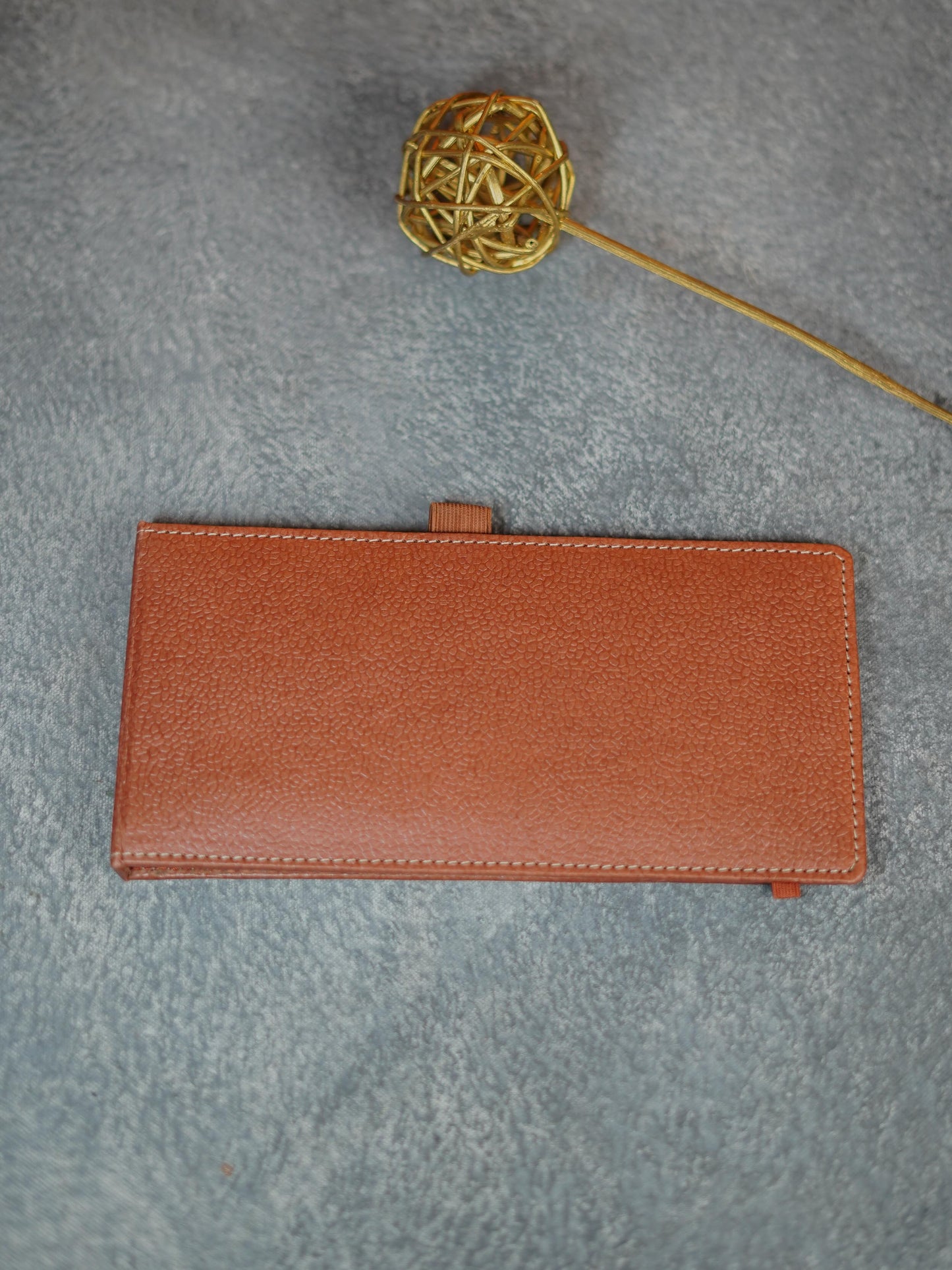 Recycled Cotton Passport Book with Pen Holder - BCG0197