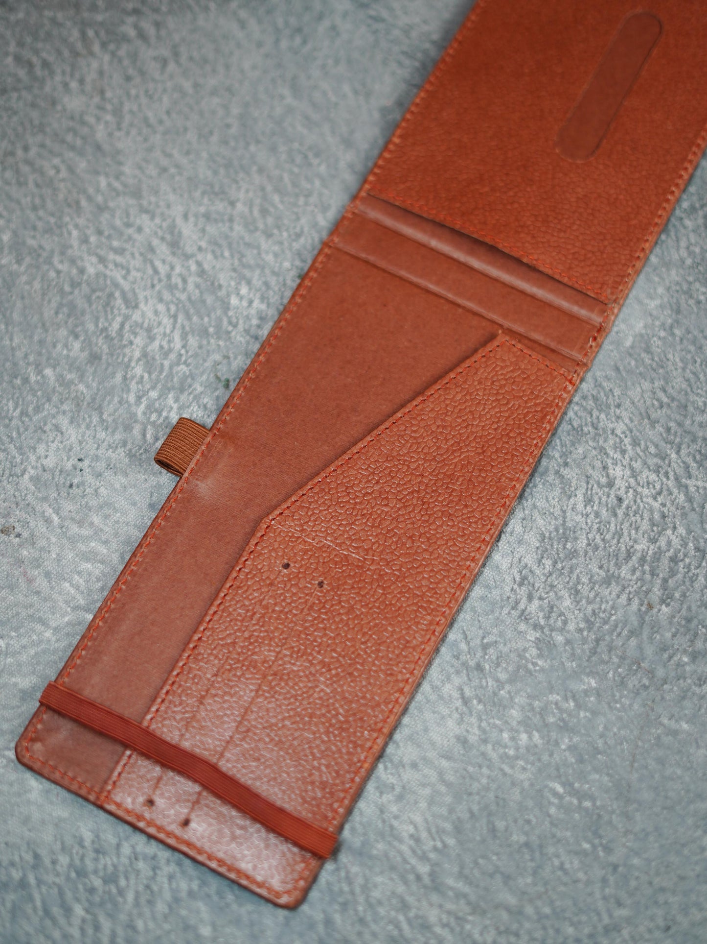 Recycled Cotton Passport Book with Pen Holder - BCG0197