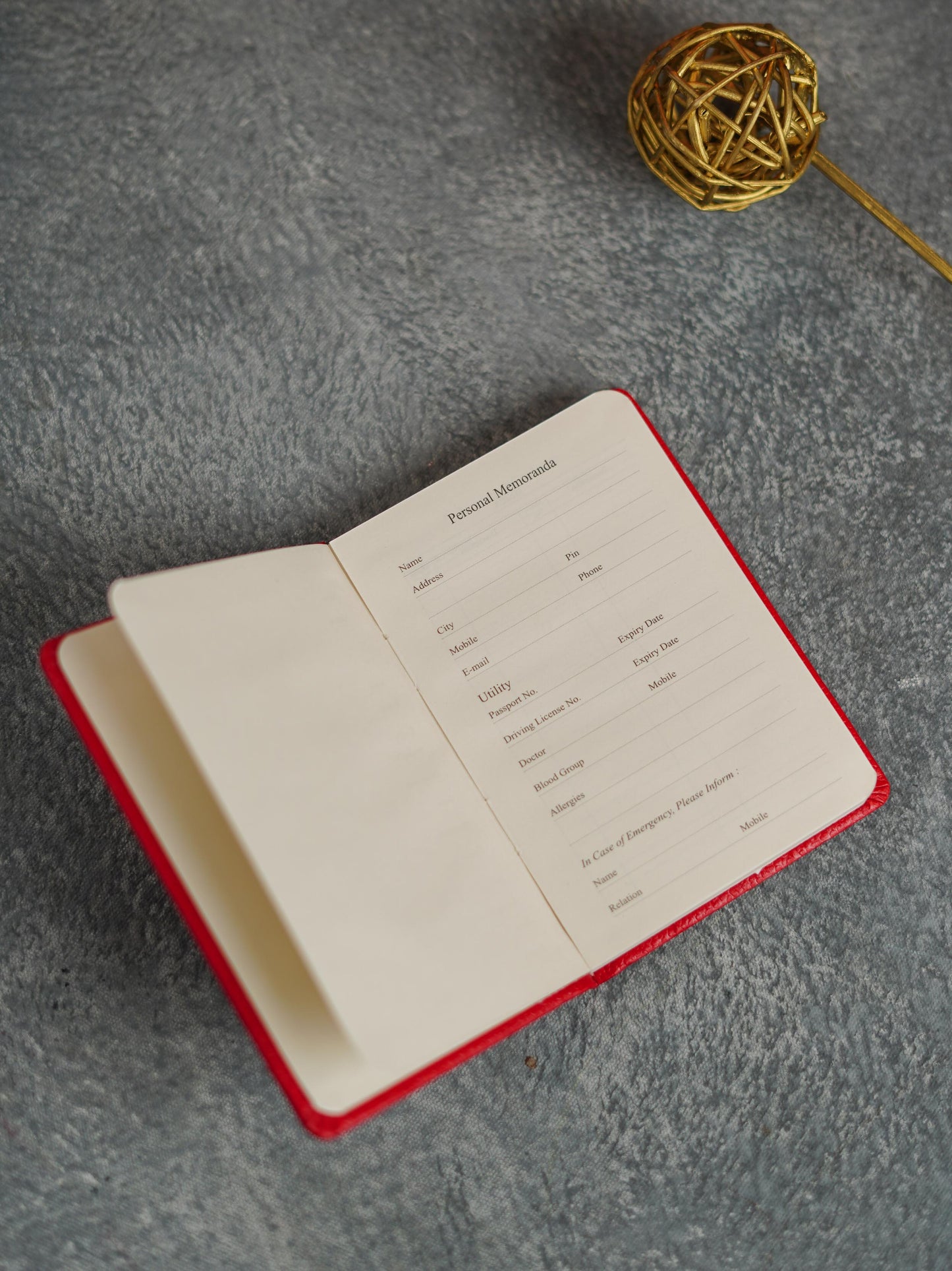 Recycled Cotton Dairy - Red - BCG0198