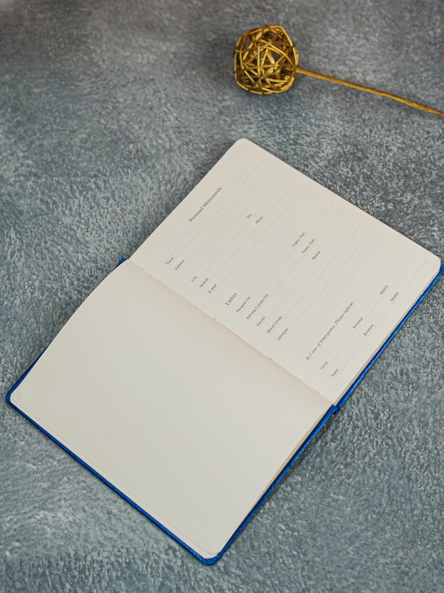 Recycled Cotton Notebook - 8.5 inch - BCG0206