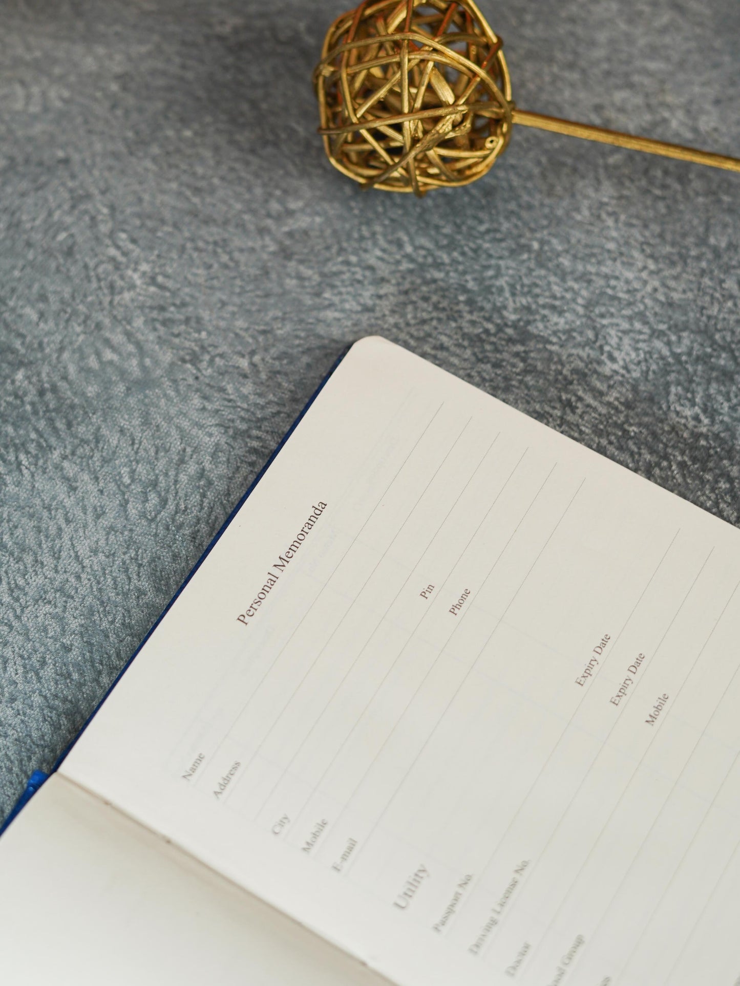 Recycled Cotton Notebook - 8.5 inch - BCG0206