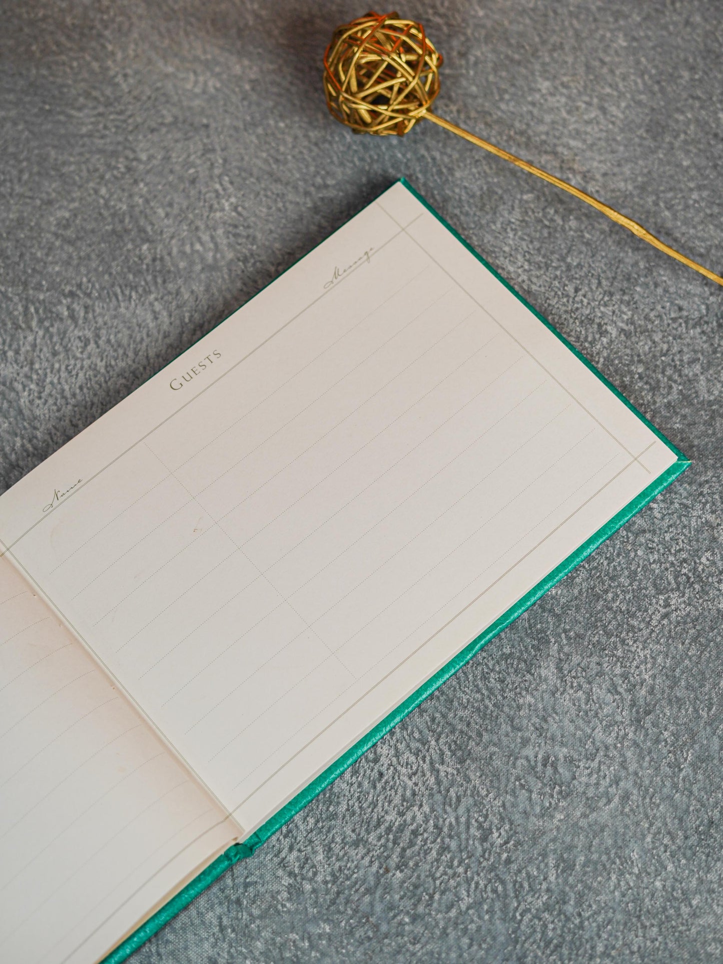 Recycled Cotton Rectangular Visitor Book - BCG0207