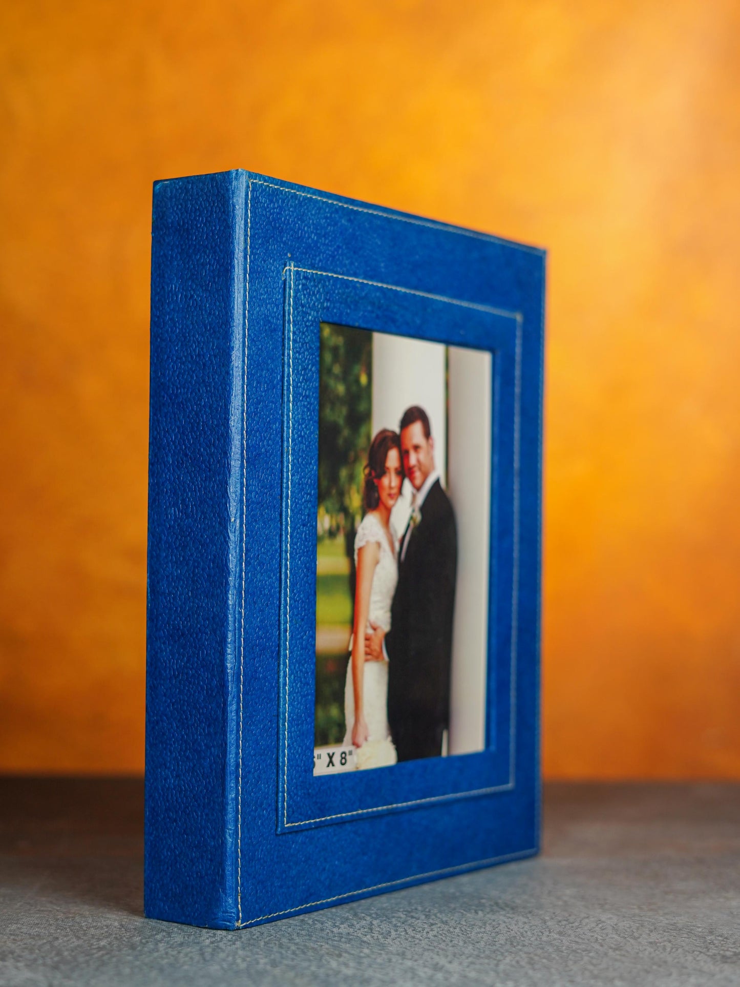 Recycled Cotton Wall Hanging Key Holder Box with Personalized Photoframe - 12 inch - BCG0208