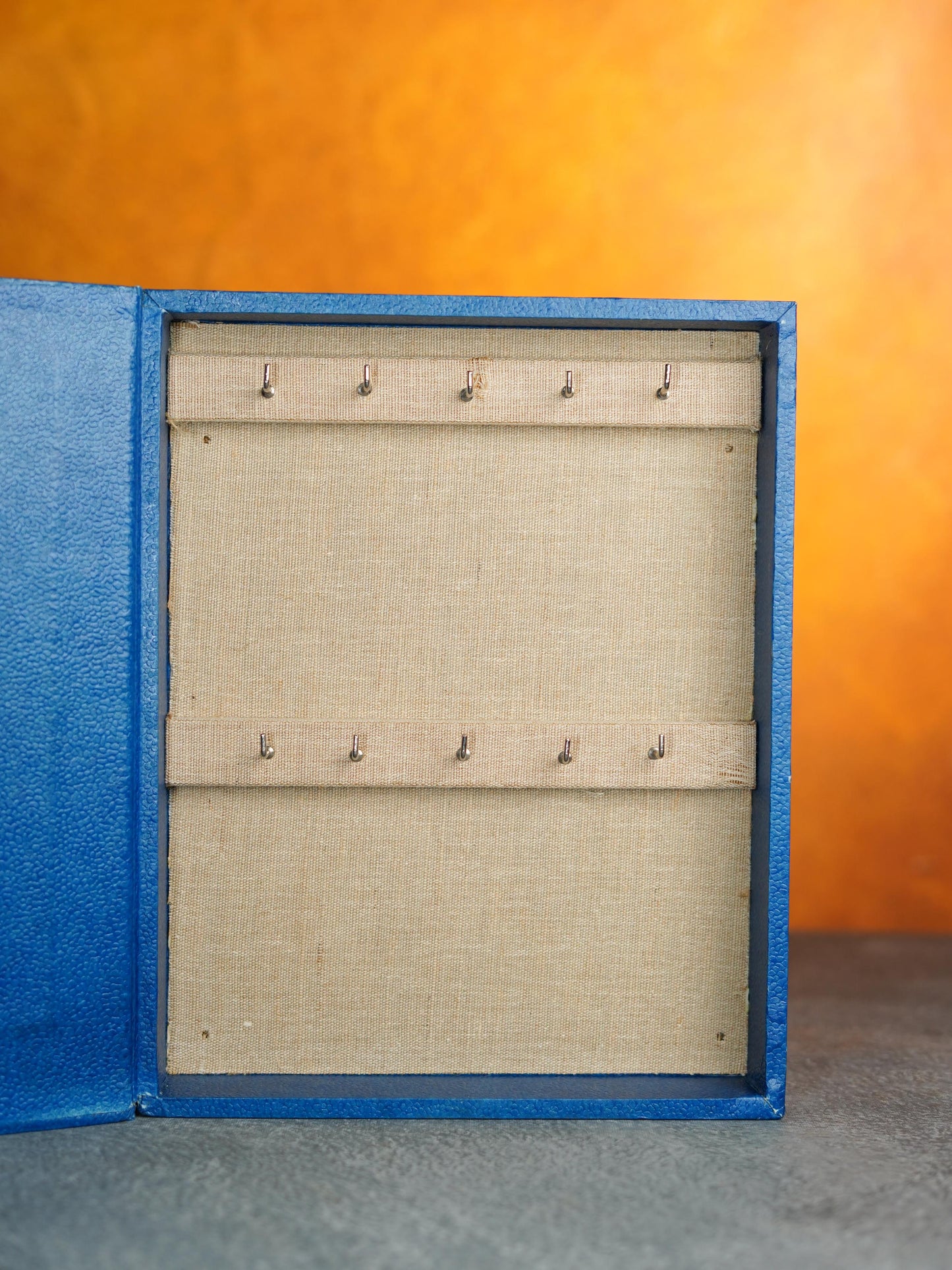 Recycled Cotton Wall Hanging Key Holder Box with Personalized Photoframe - 12 inch - BCG0208