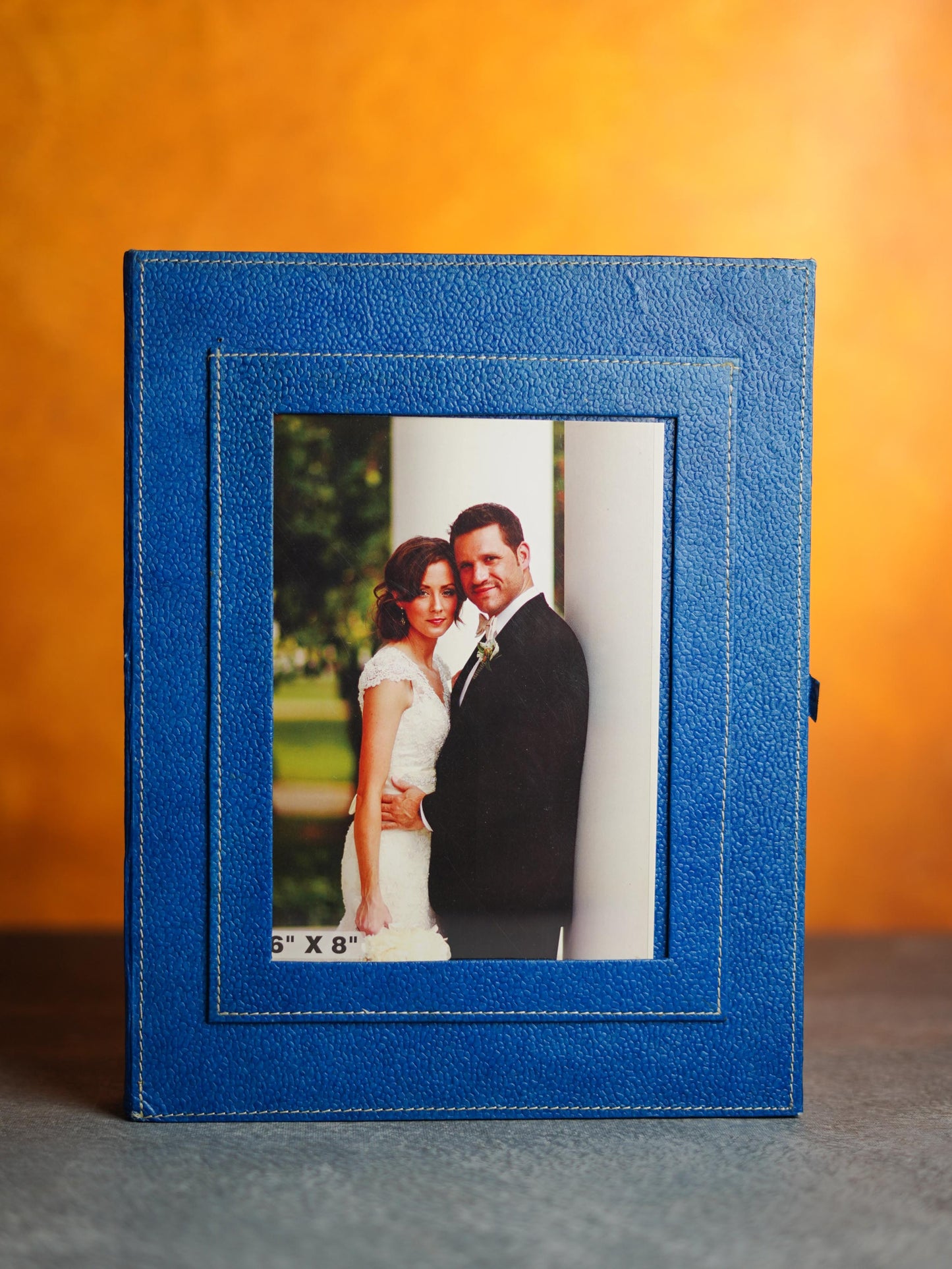 Recycled Cotton Wall Hanging Key Holder Box with Personalized Photoframe - 12 inch - BCG0208