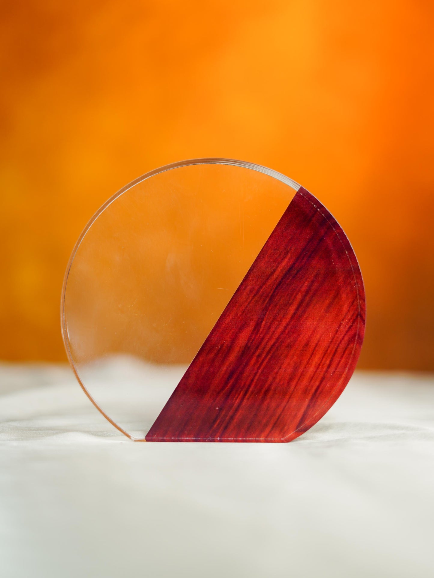 Acrylic Round Trophy - 5.5 inch - BCG0221