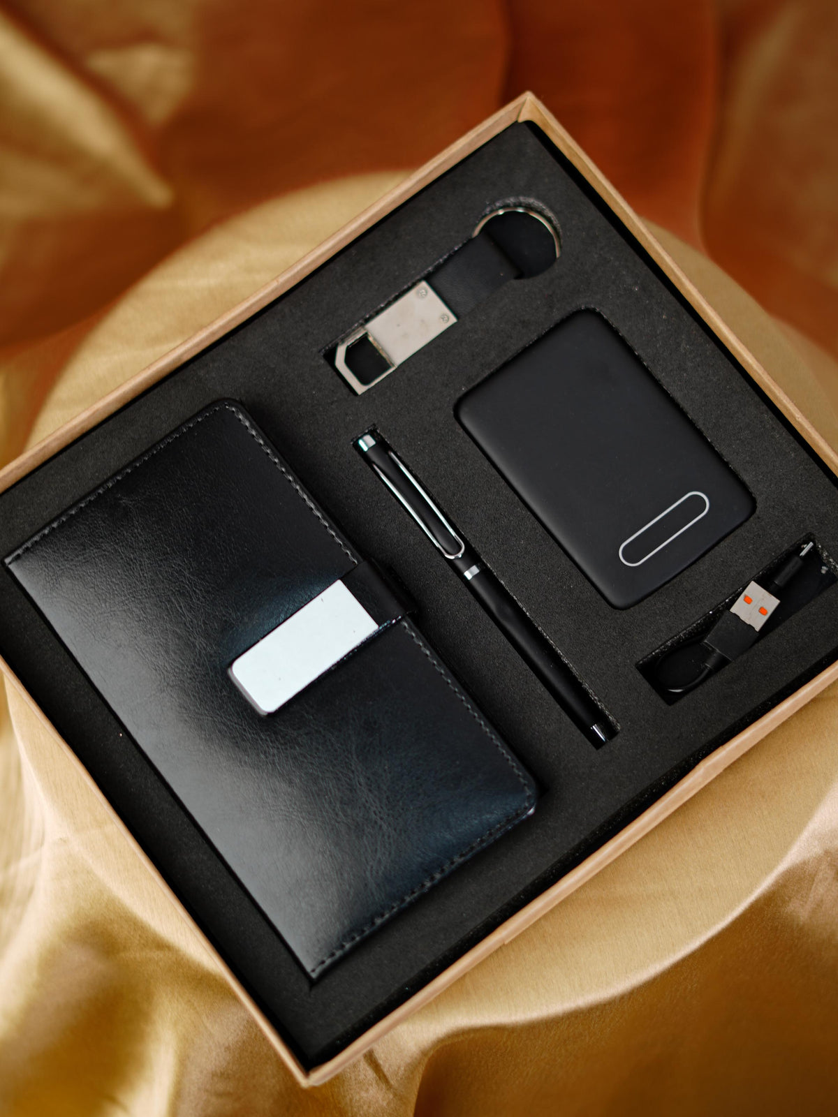 Corporate Kit - Diary, Powerbank, Pen, Keychain, and USB - BCG0225