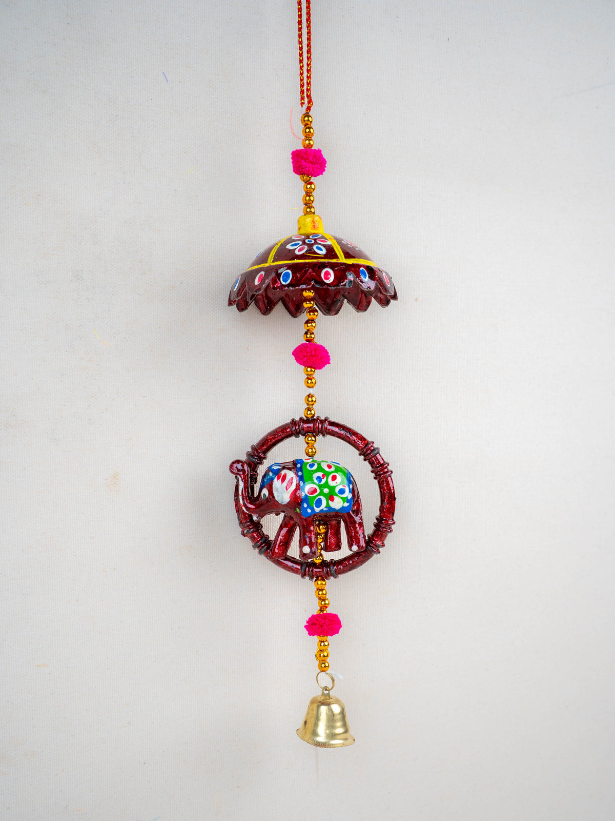 Elephant Thoran with Bells - Set of 2 - WBG1588