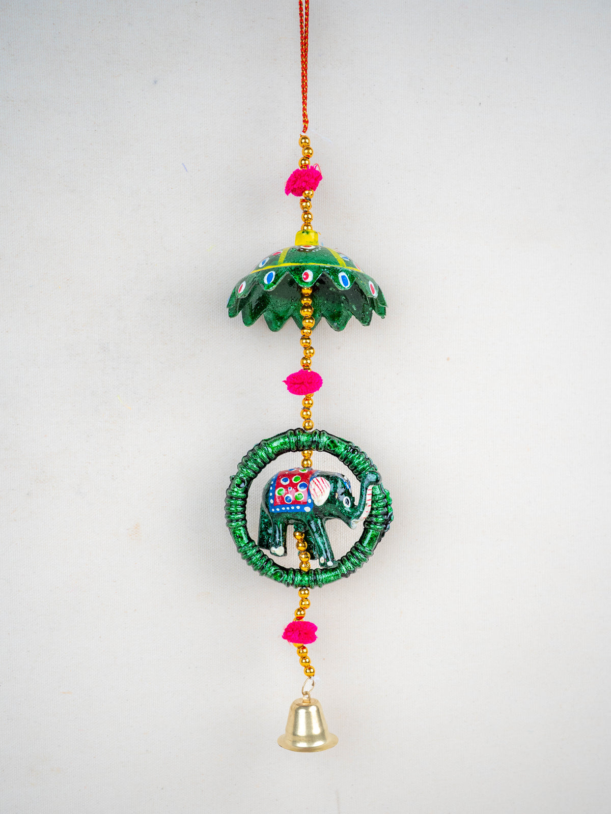 Elephant Thoran with Bells - Set of 2 - WBG1588