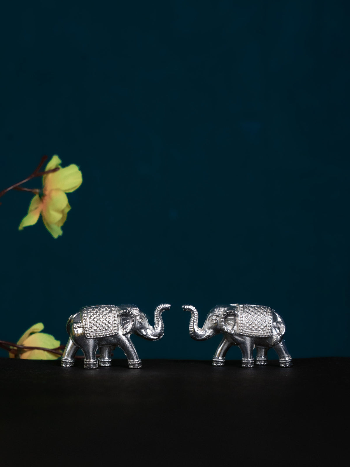 Zinc Alloy Elephant - Set of 2 - WBG1784-1