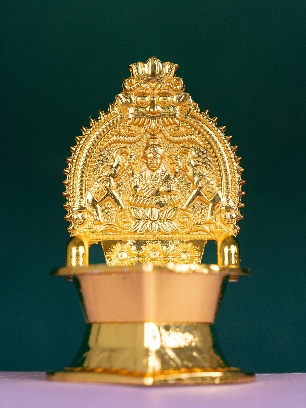 Zinc Alloy - Kamatchi Diya - Gold - 4 inch - WBG1798
