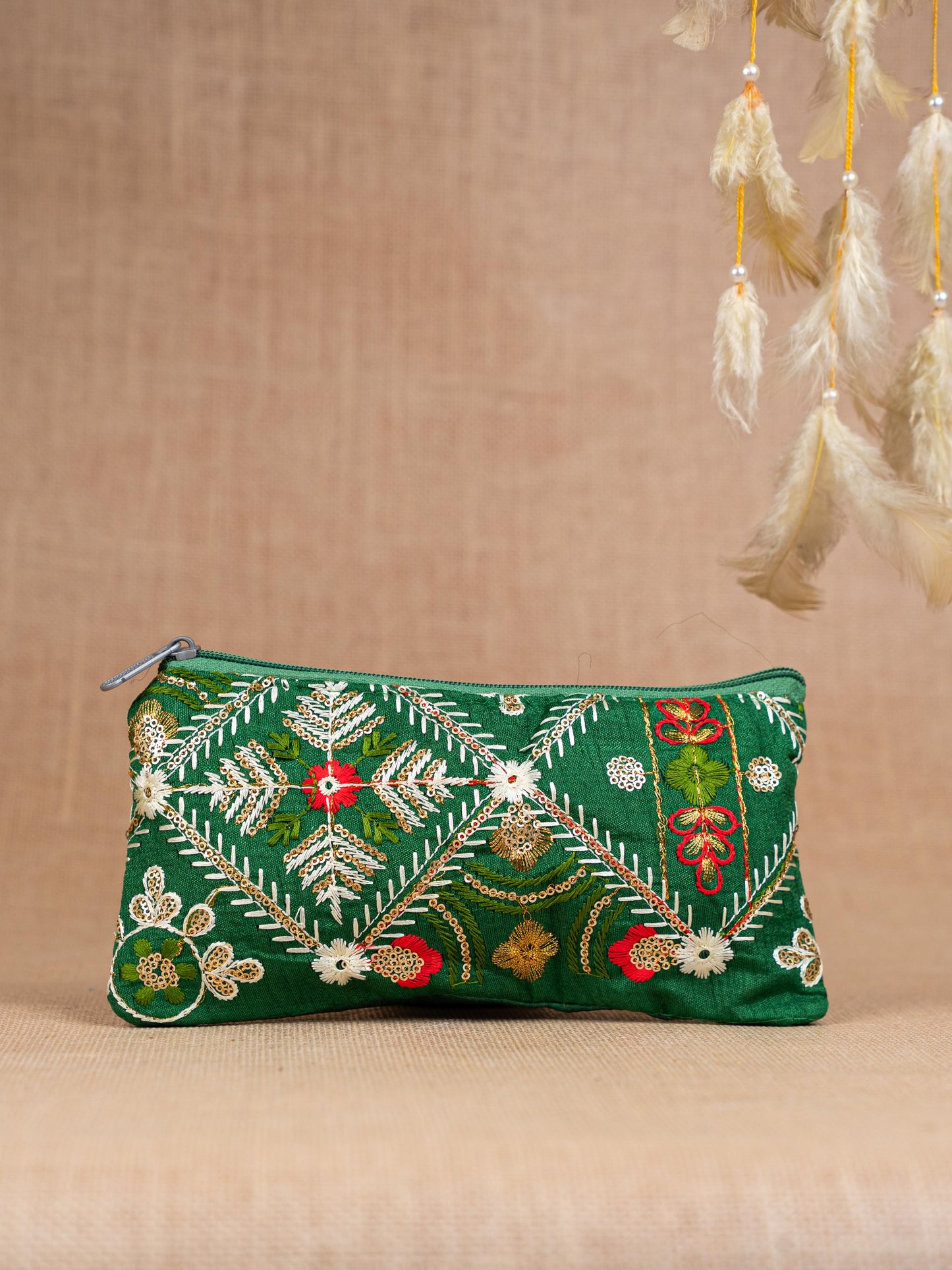 Raw Silk Purse - Embroidery Design - WBG1821