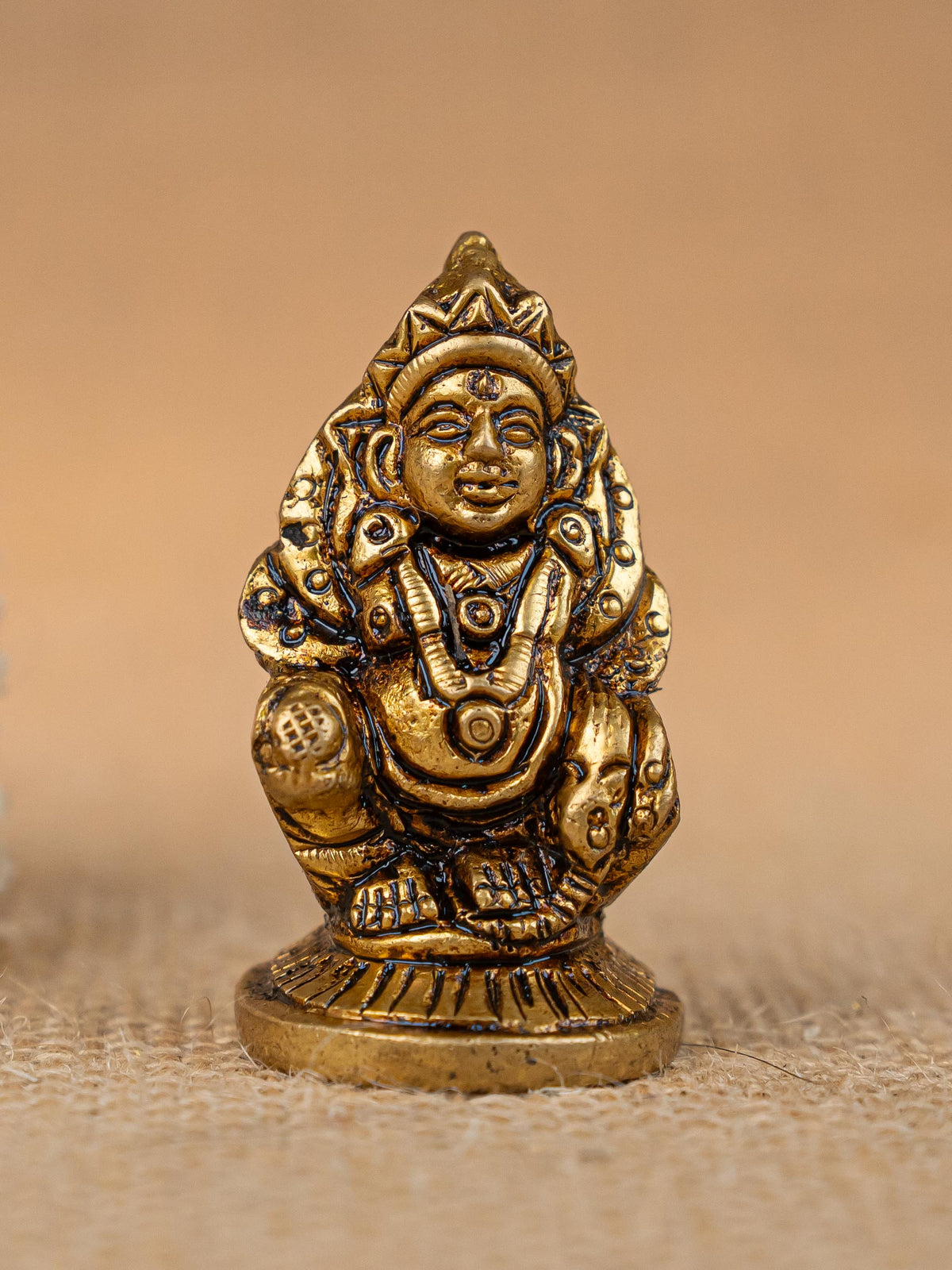 Brass Kuberan Idol - 2 inch - WBG1836