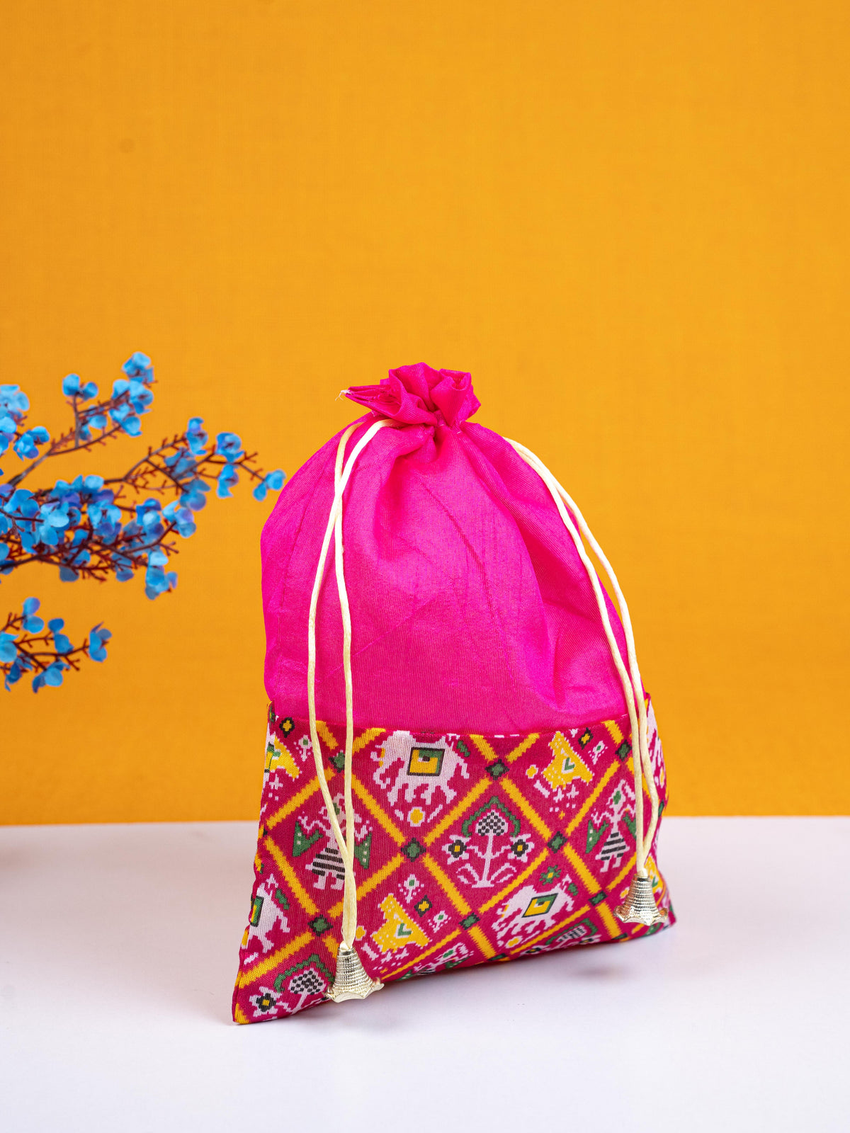 Patola Design String Bag - 8x11 inch - WBG1858