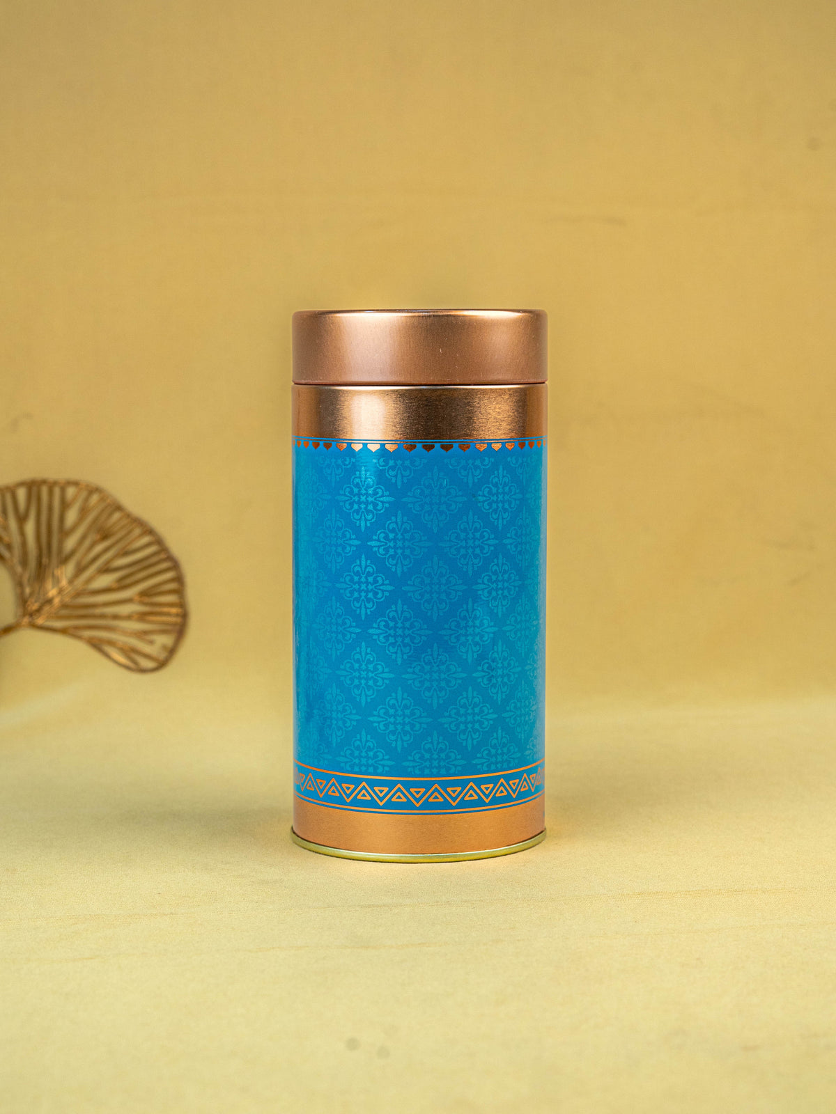Floral Printed Tin Jar - WBG1901