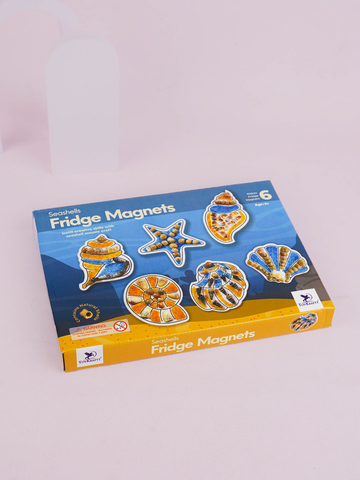 DIY Kit - Fridge Magnet Set with Seashell Design - WBG1937