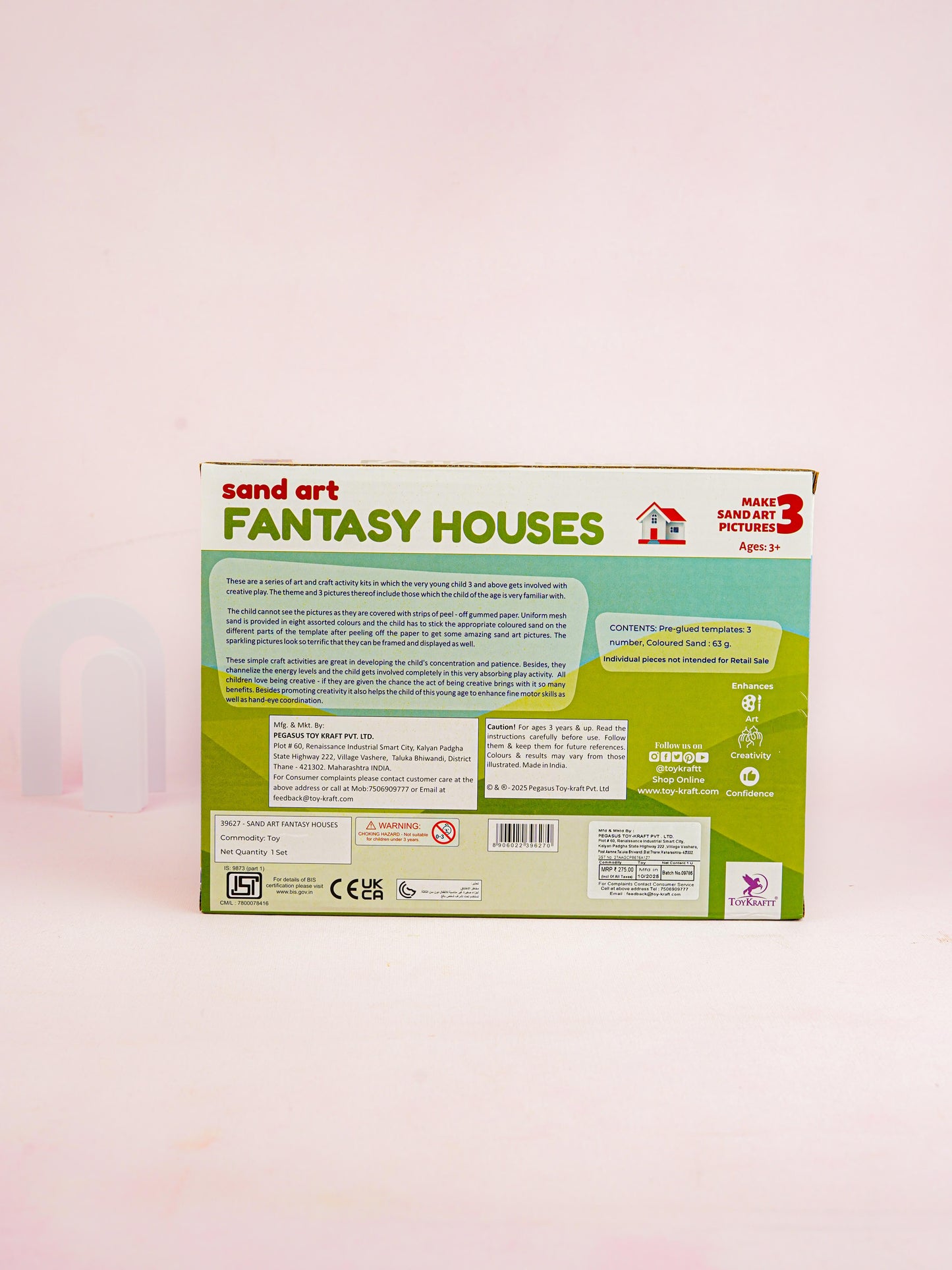 DIY Kit - Sand Art with Fantasy Homes - WBG1938