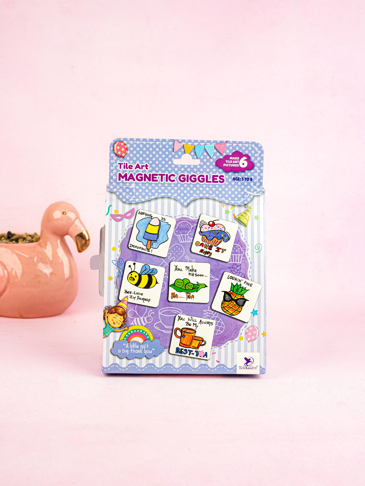 Tile Art DIY Kit - Magnetic Giggles - WBG1942