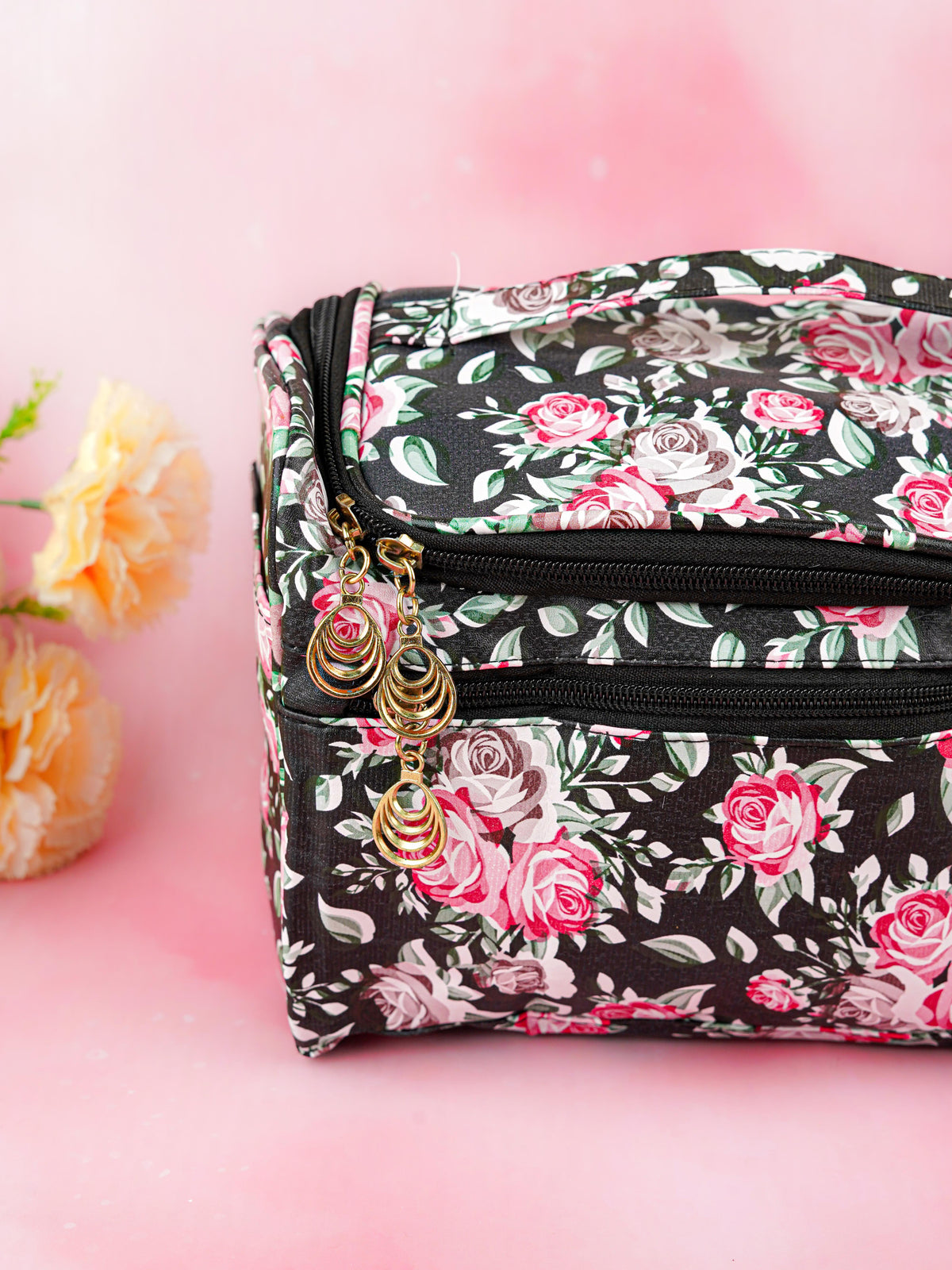 Floral Print Travel Pouch - WBG1954