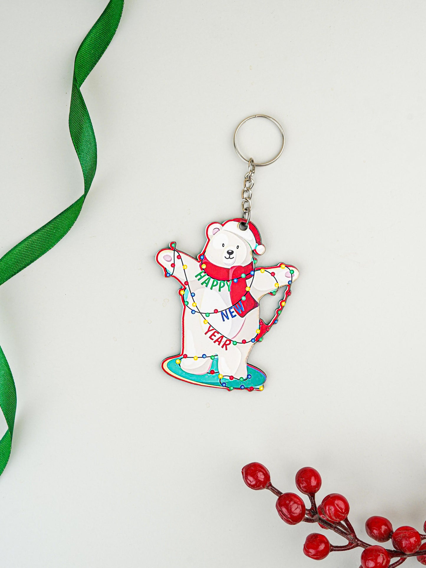 Christmas - Polar Bear Keychain - WBG1967