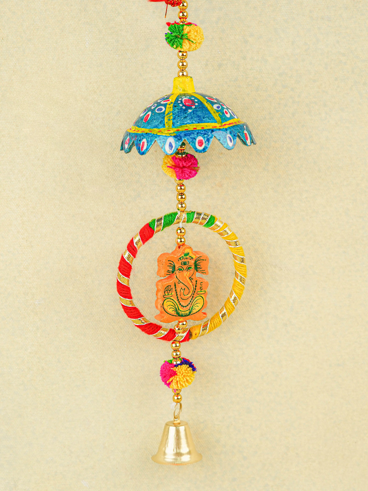 Ganesha Thoran with Bell - 15 inch - WBG2007
