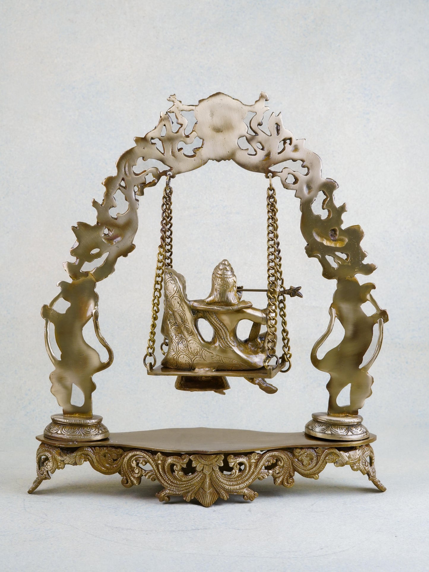 Brass Radha Krishna in Swing - WL1053