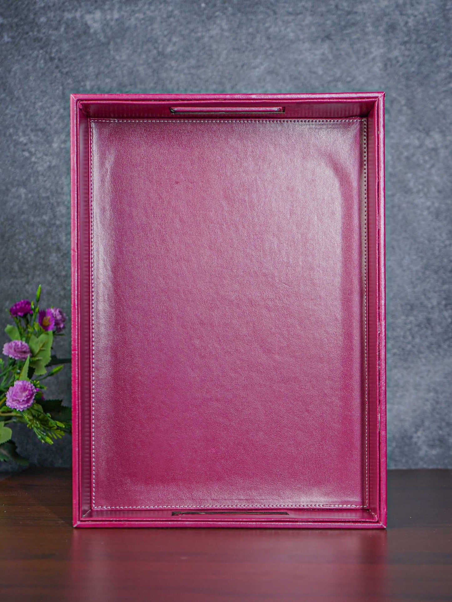 Rectangle Leather Tray - 14 x 10 - BCG0078