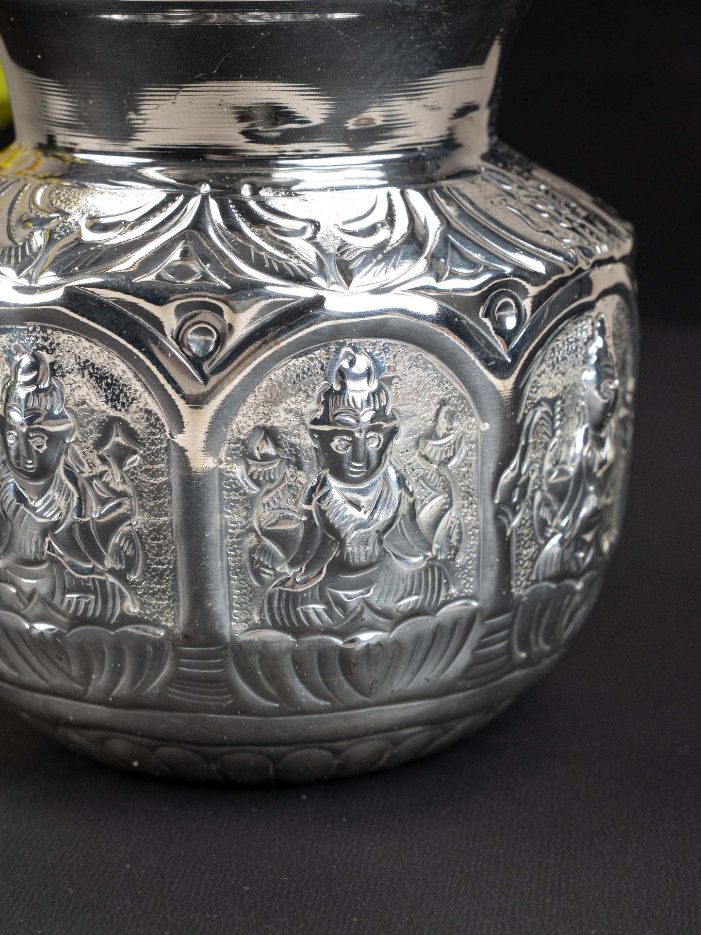 German Silver Ashtalakshmi Kudam - WL5091-2