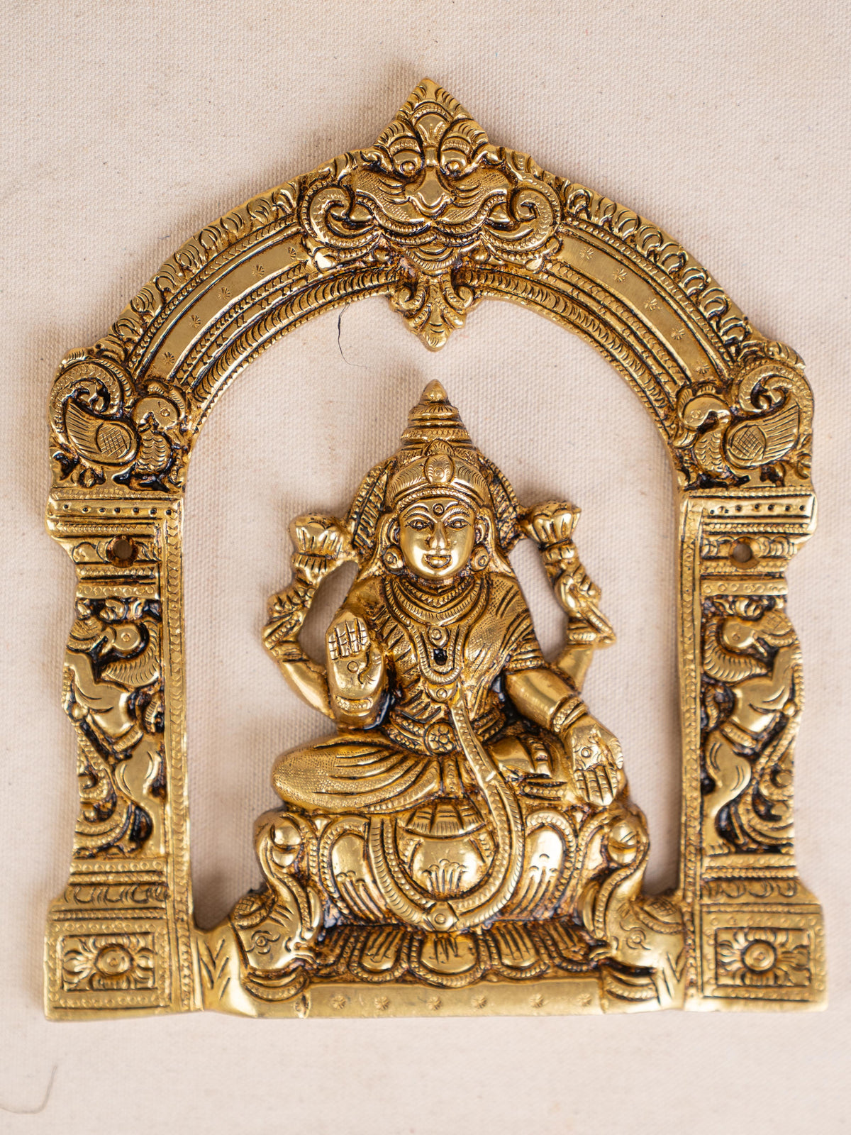 Brass Ashtalakshmi Wall Hanging - Set of 8 - 9 inch - WL5179