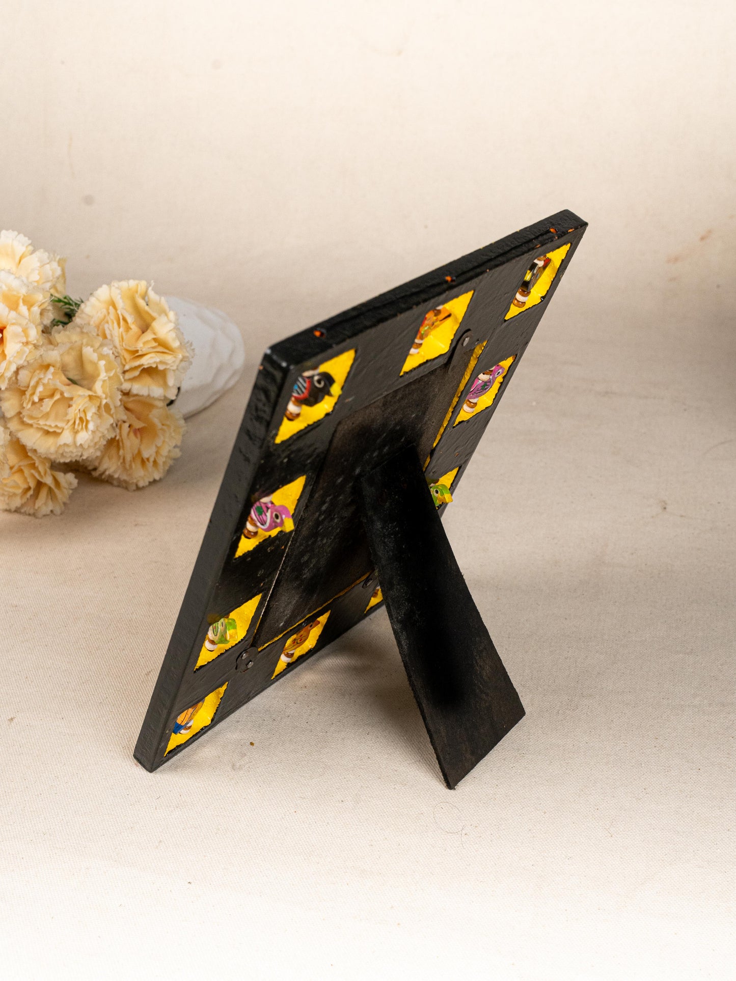 Wooden Photo Frame - Parrot - Yellow - 9X5 inch - WL5192-2