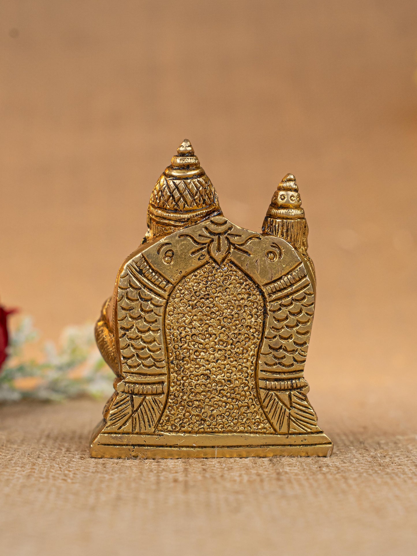 Brass Lakshmi with Kuber - 3 inch - WL5309
