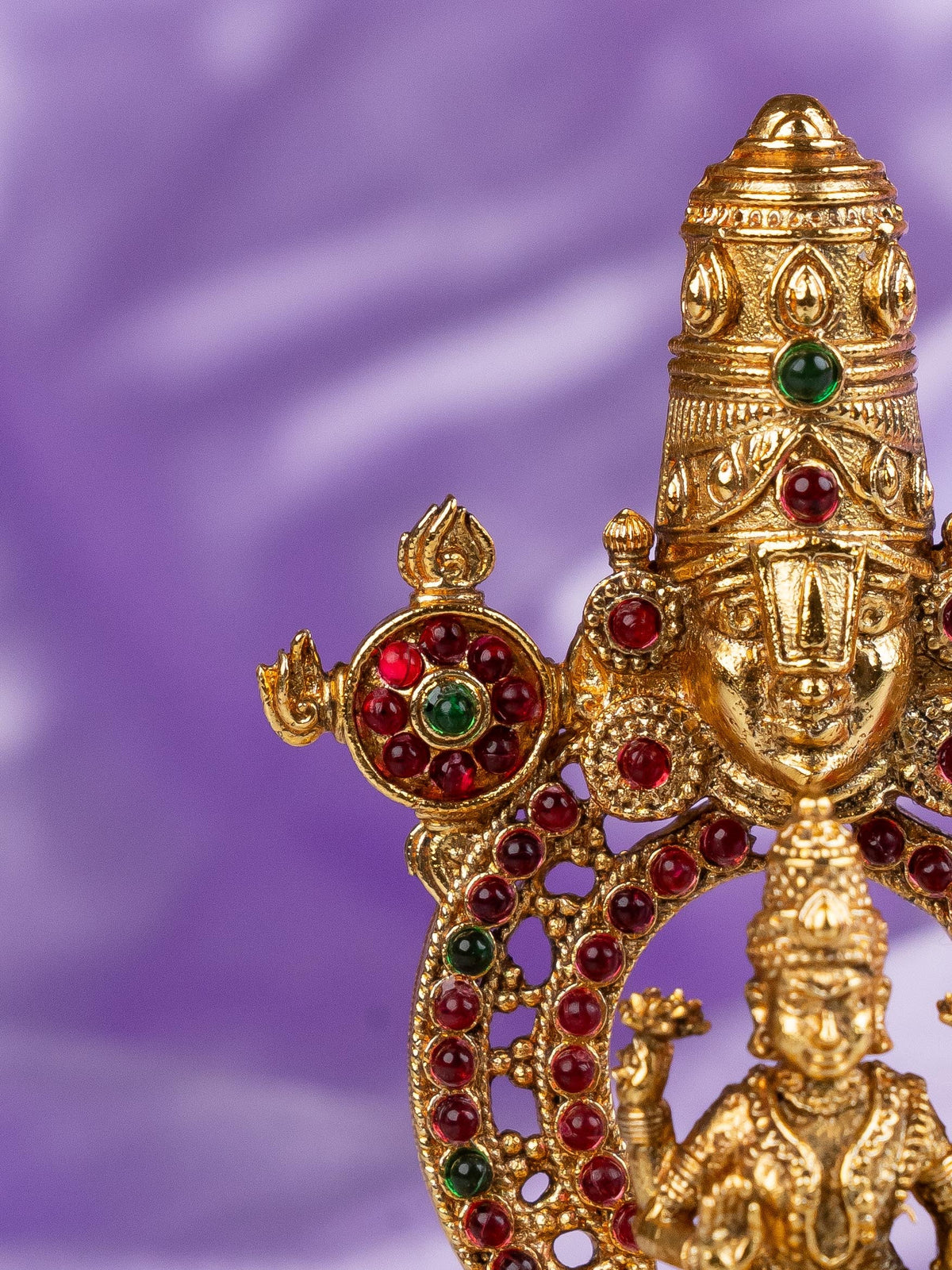 Designer Tirupathi Balaji with Lakshmi Kumkum Holder - WL5316