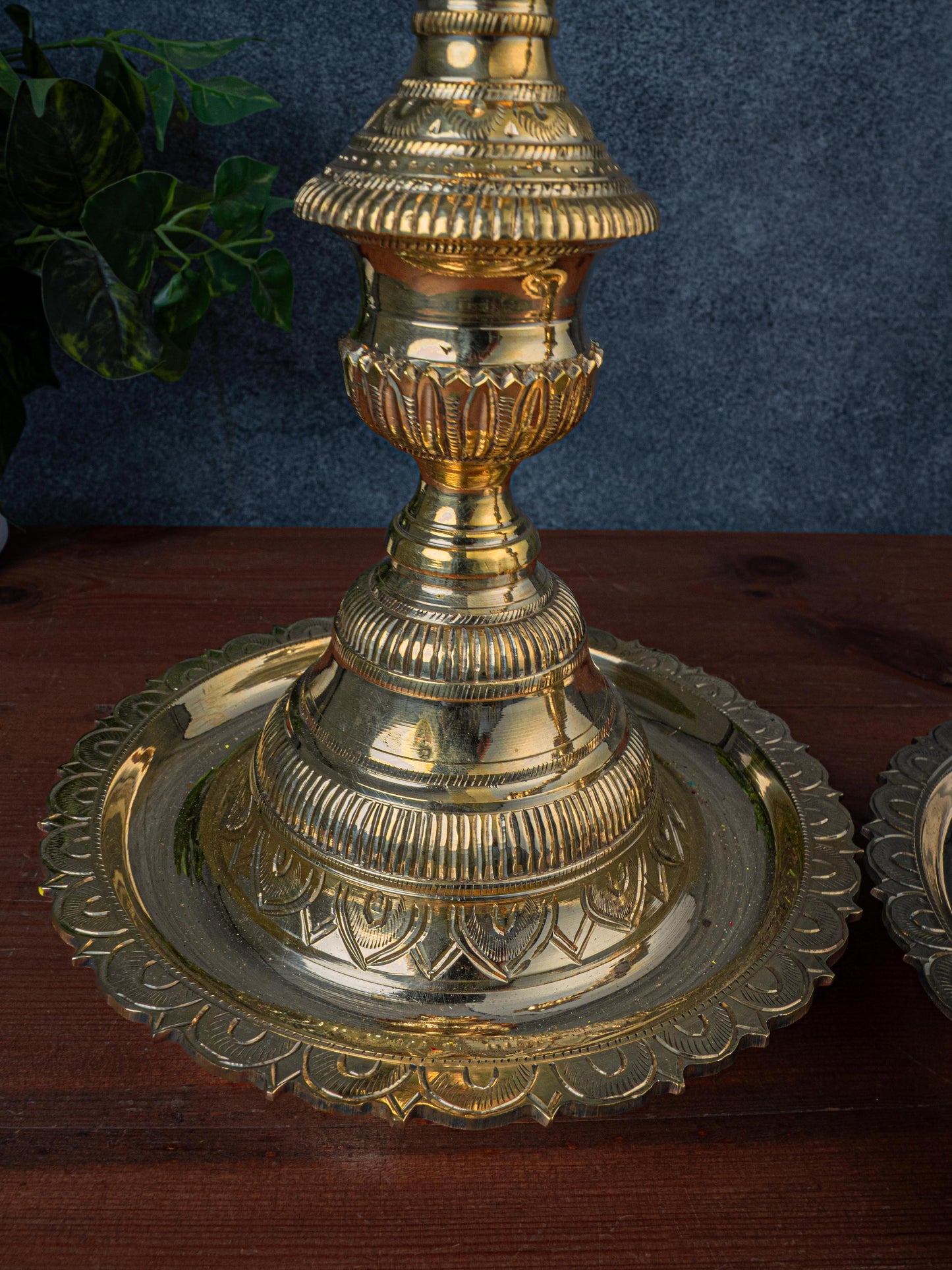 Brass Annapakshi Kuthu Vilakku - 30 inch - WL5408