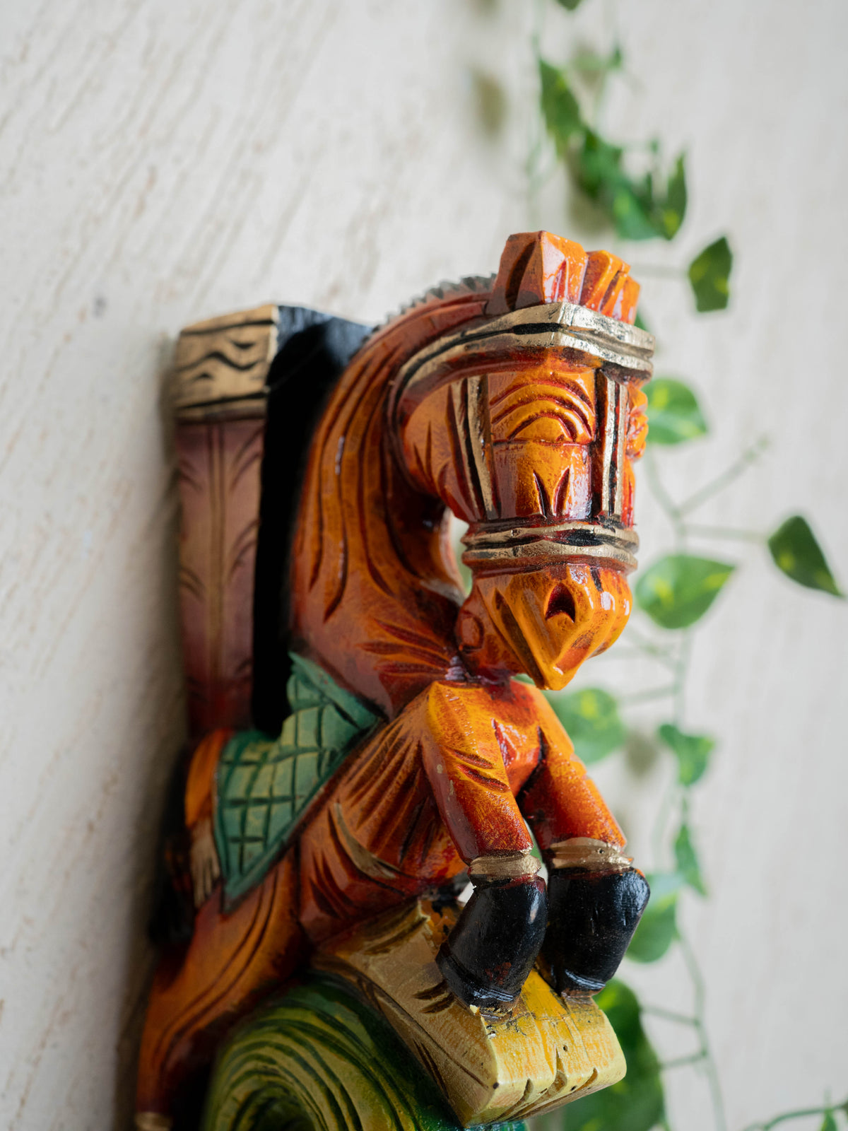 Wooden Carved Horse Bracket - 12 inch - Set of 2 - WL5424