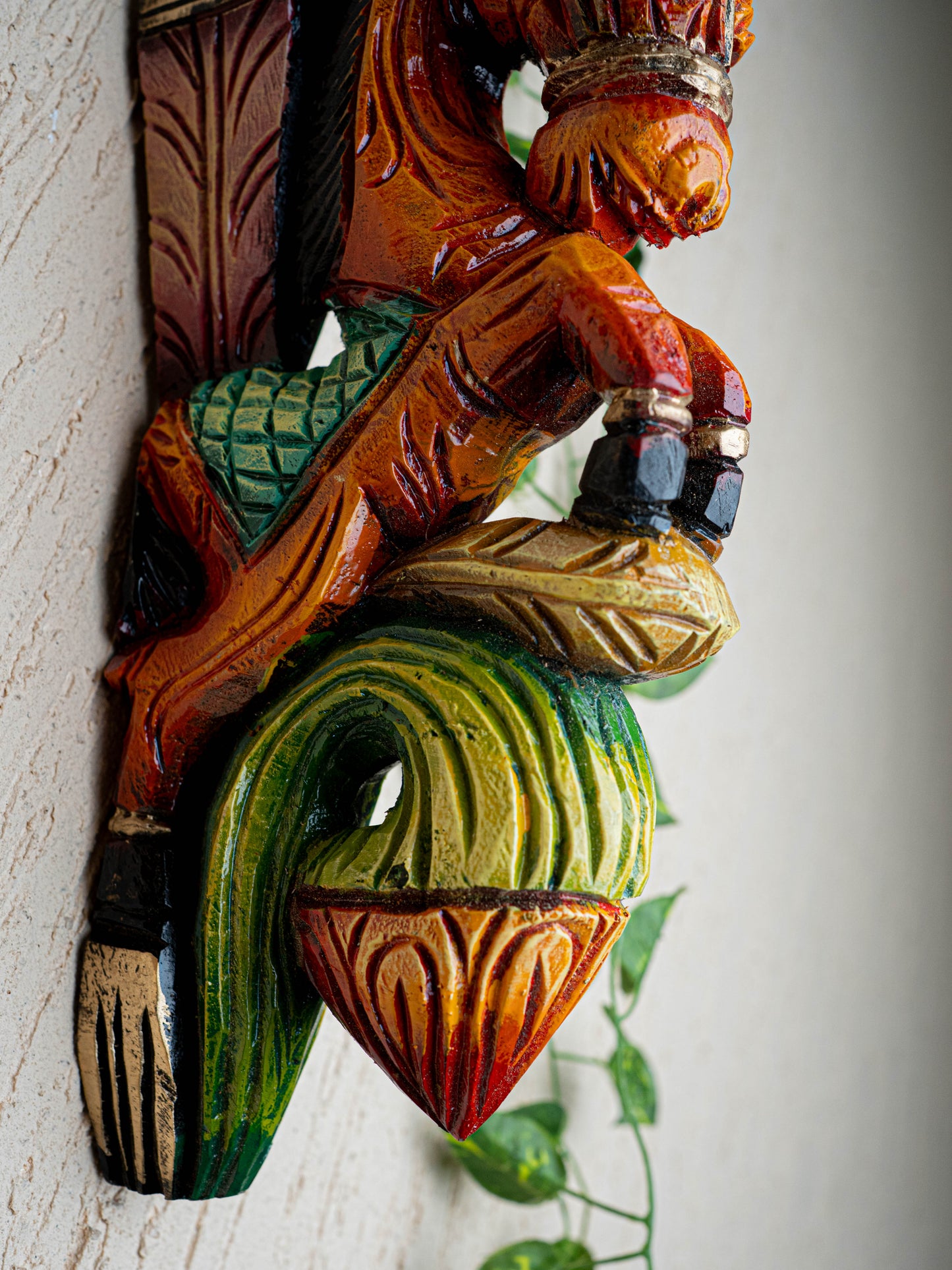 Wooden Carved Horse Bracket - 12 inch - Set of 2 - WL5424