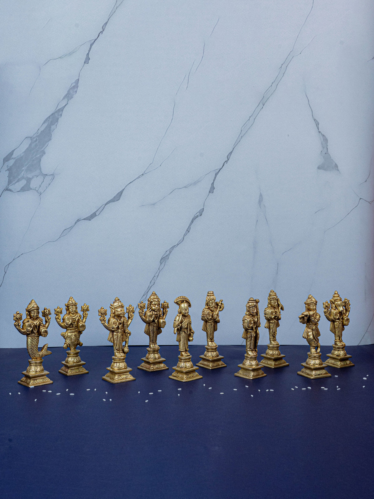 Brass Dasavatharam Idols - 5 inch - WL5427